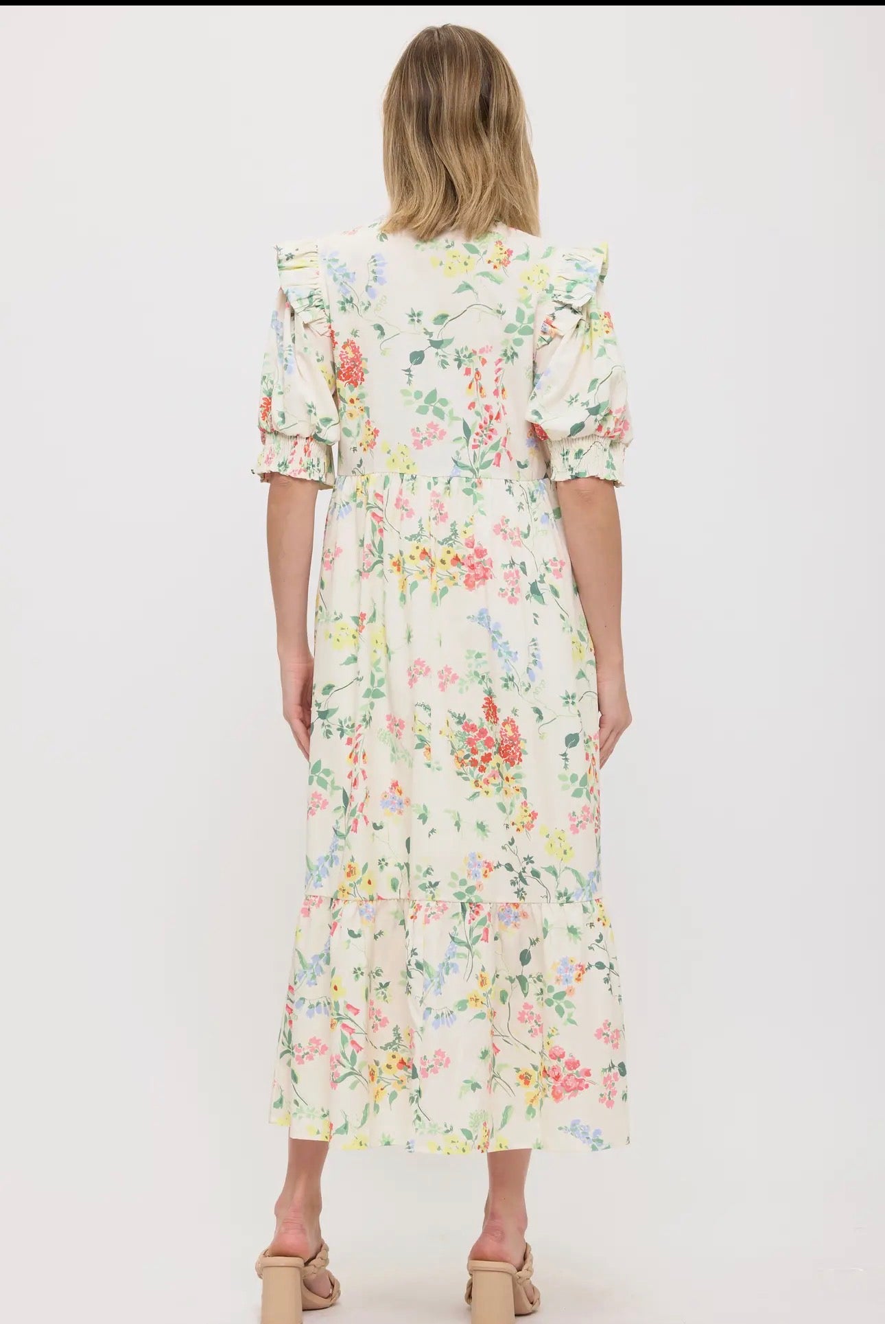 Emma Floral Tiered Dress