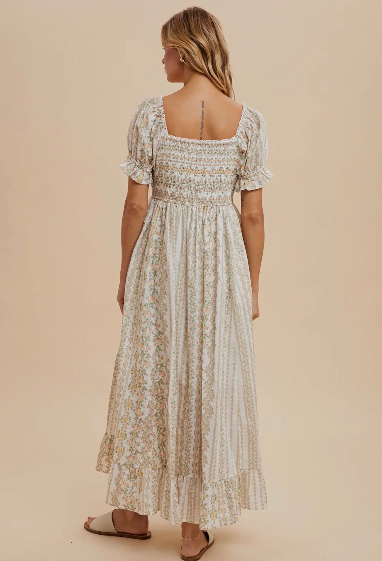 Dalia Floral Cotton Maxi Dress