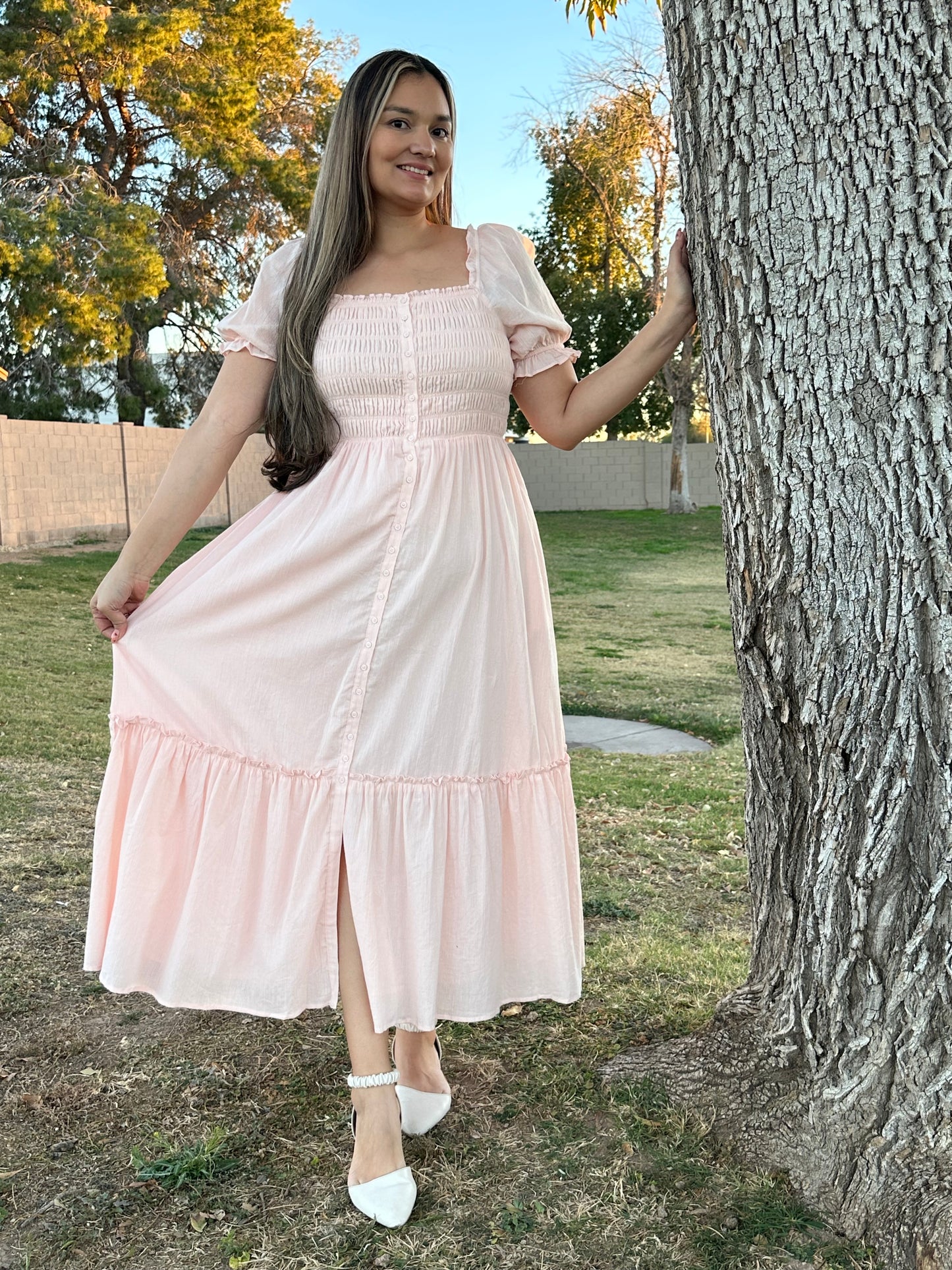 Tamar Button Down Maxi Dress