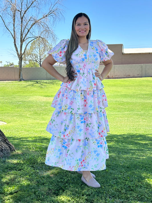 Nathalie Floral Maxi Dress