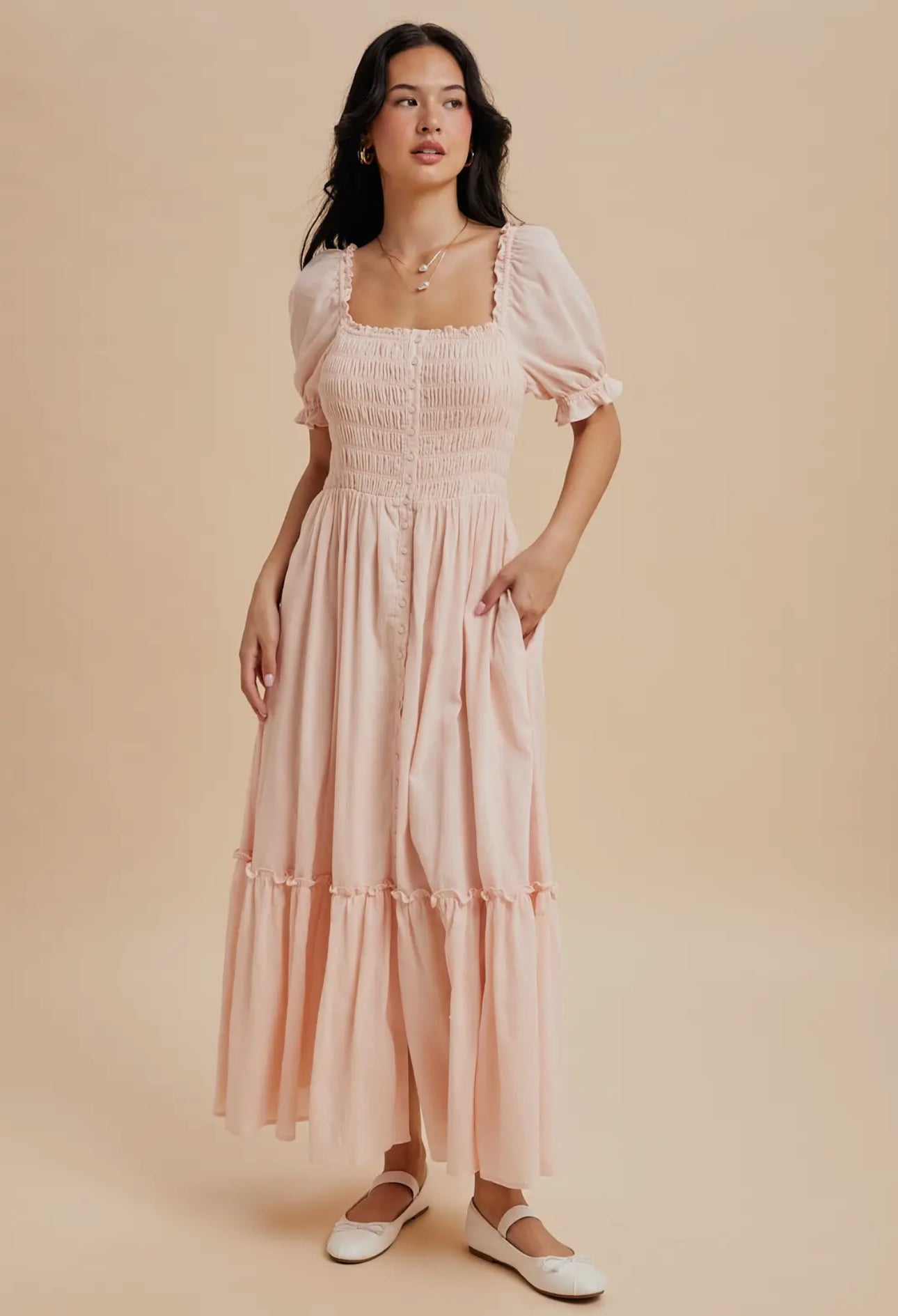 Tamar Button Down Maxi Dress