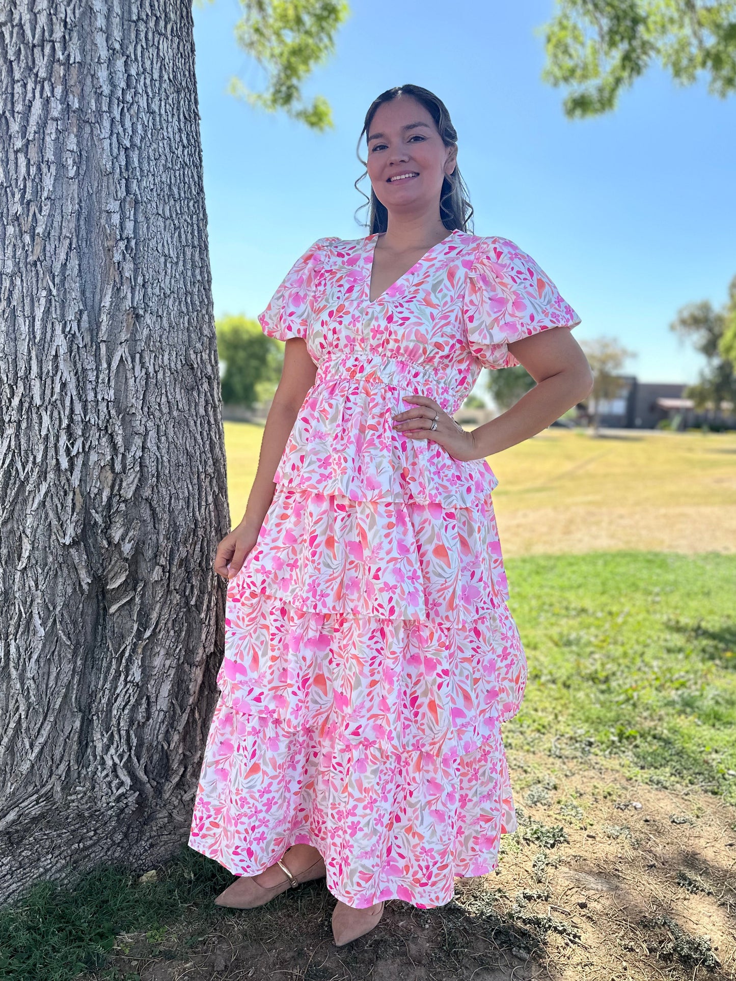 Aurora Ruffled Dress
