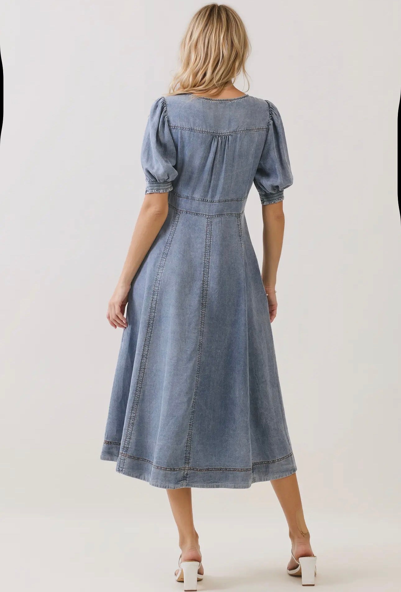 Nelly Midi Denim Dress