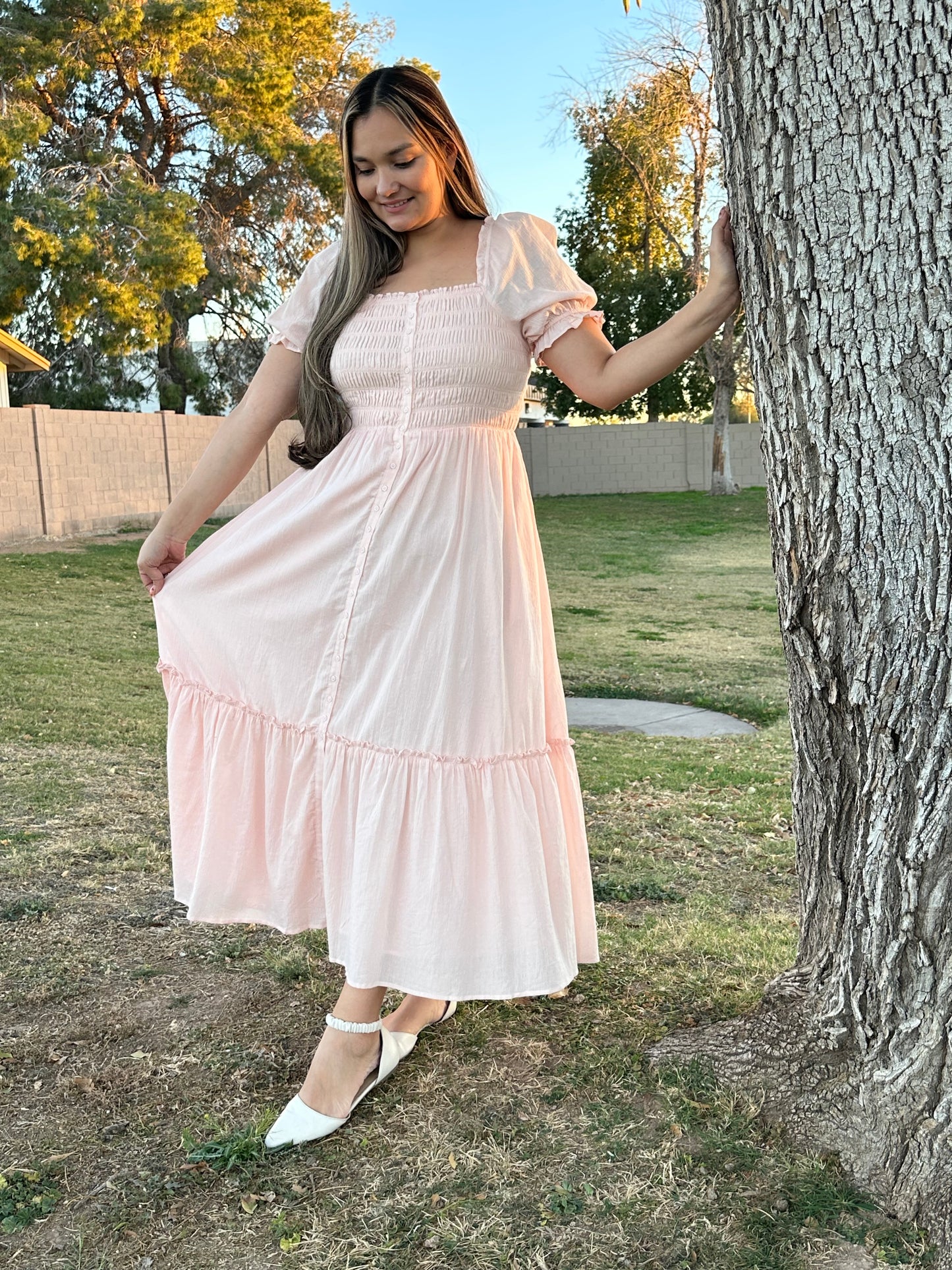 Tamar Button Down Maxi Dress