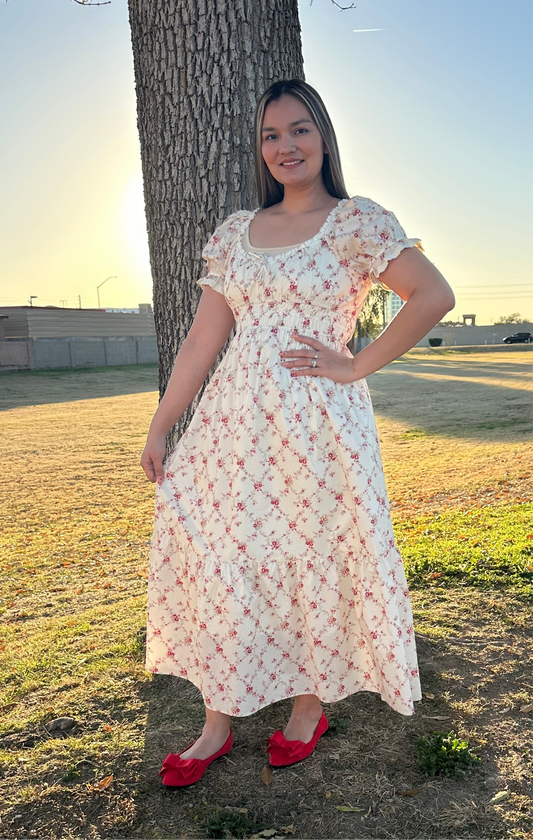 Dana Floral Smocked Maxi Dress