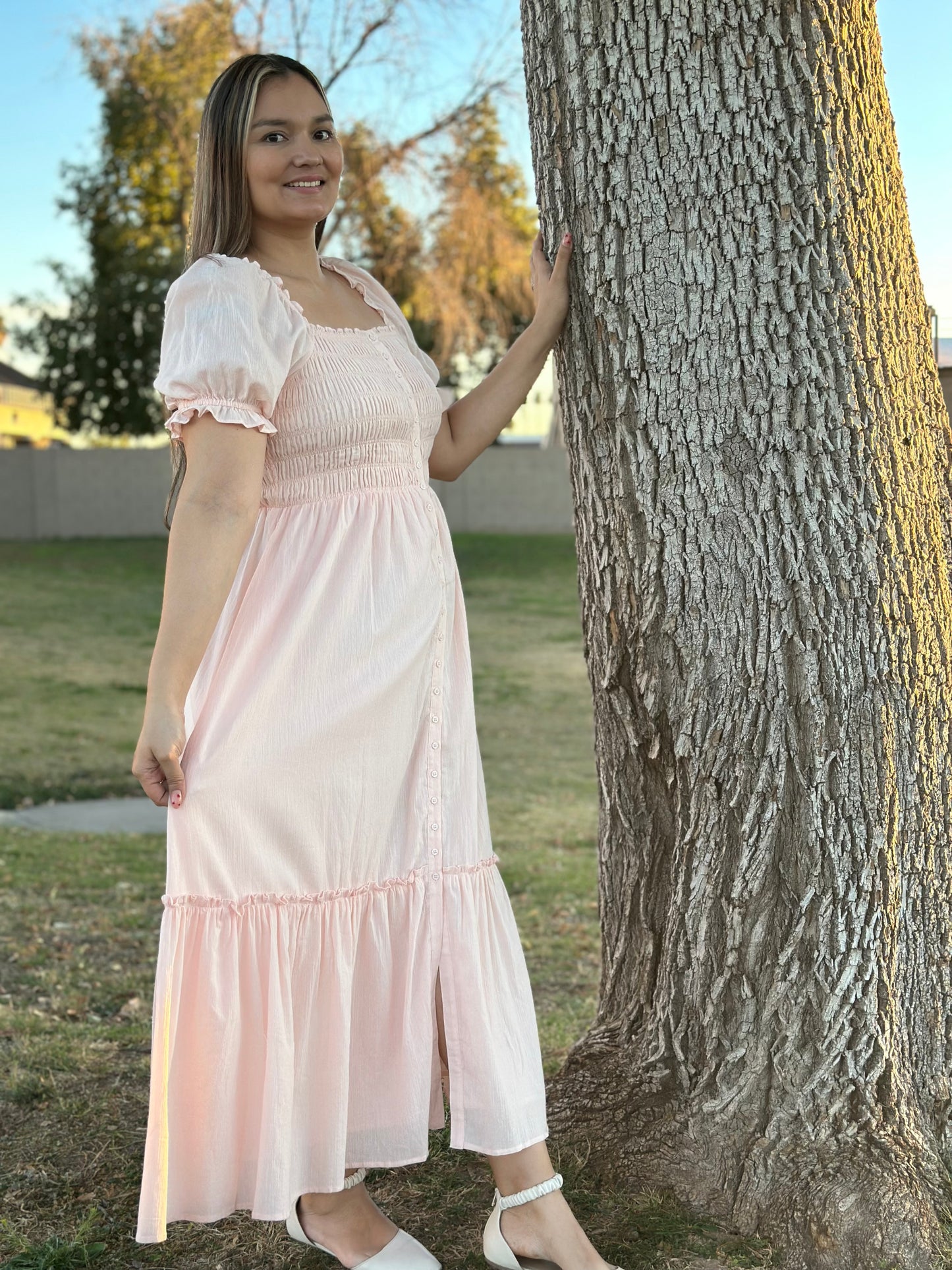 Tamar Button Down Maxi Dress