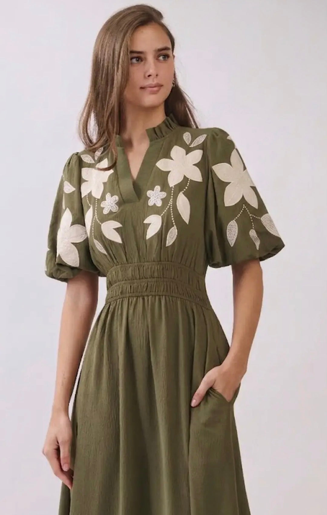 Valentina Embroidered Maxi Dress
