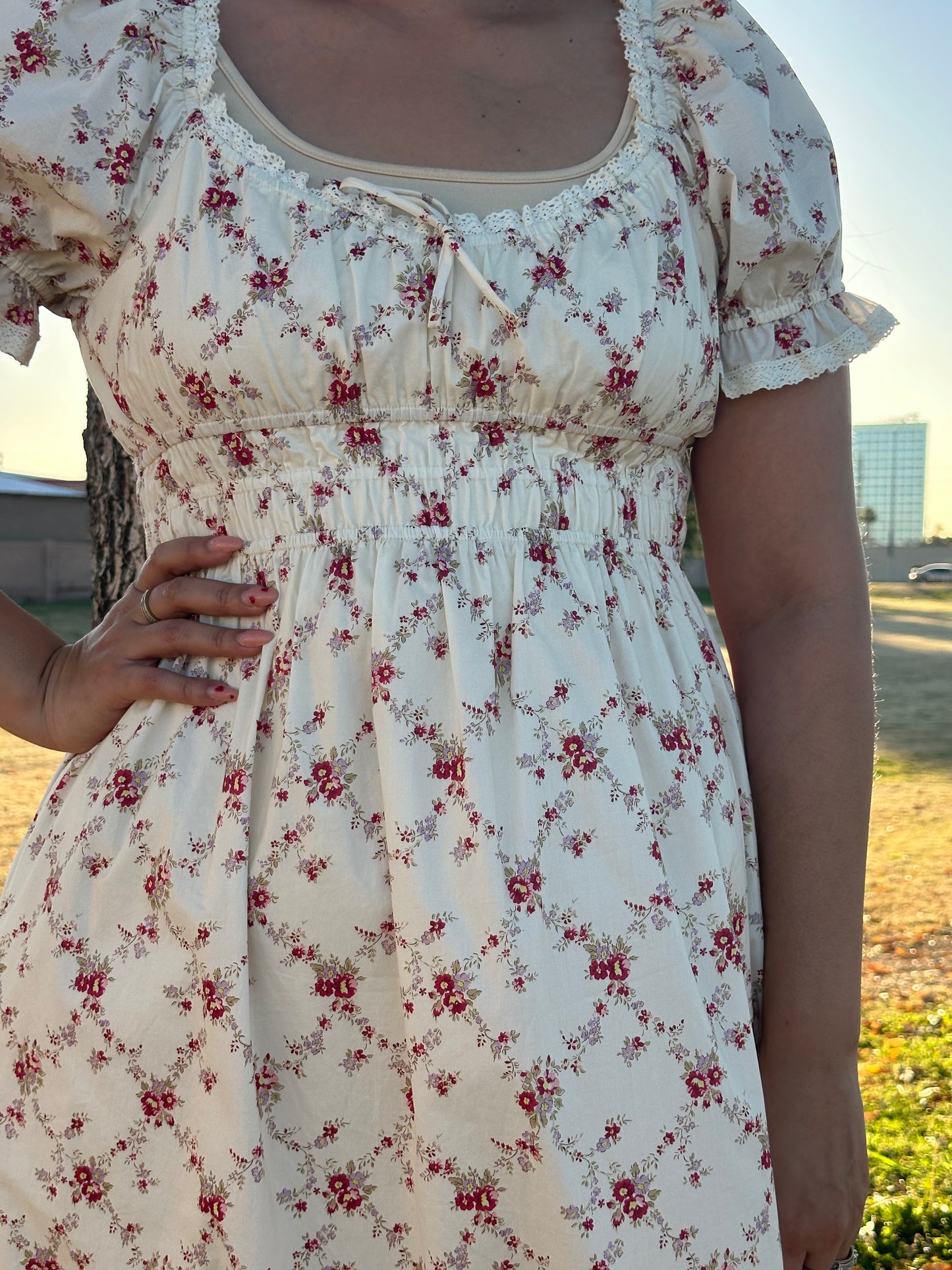 Dana Floral Smocked Maxi Dress