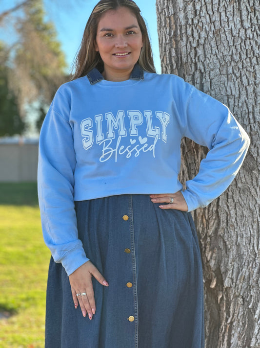 Simply Blessed - Crewneck Sweatshirt