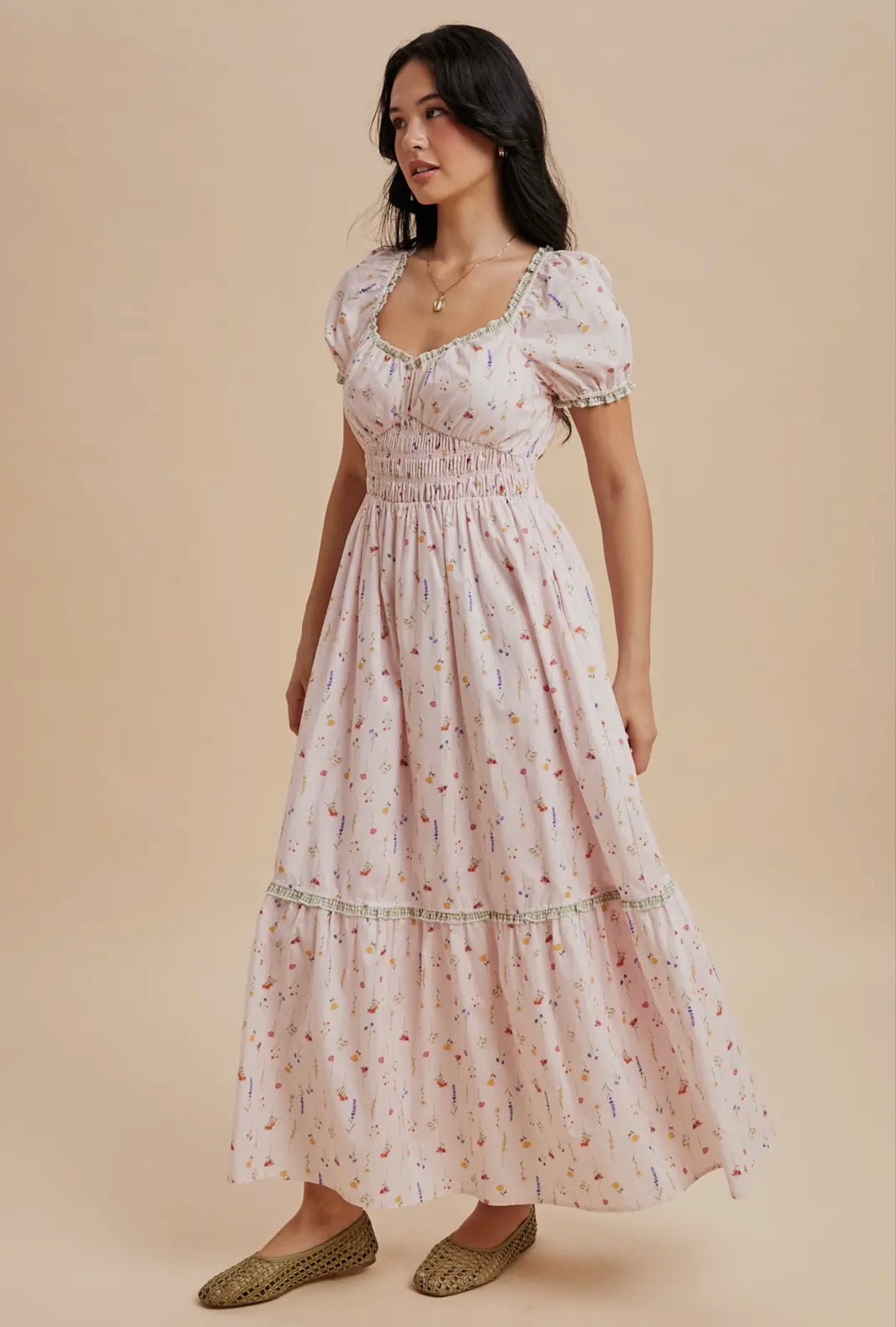 Arleth Floral Cotton Maxi Dress