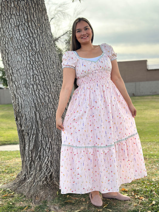 Arleth Floral Cotton Maxi Dress