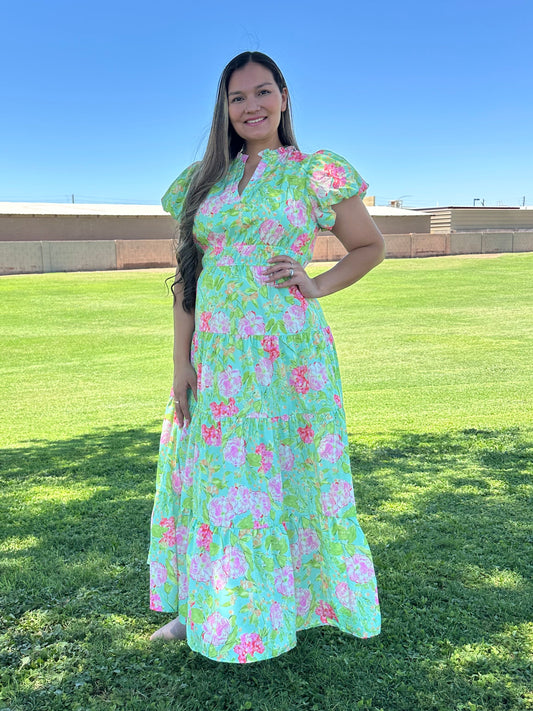 Sam Floral Maxi Dress