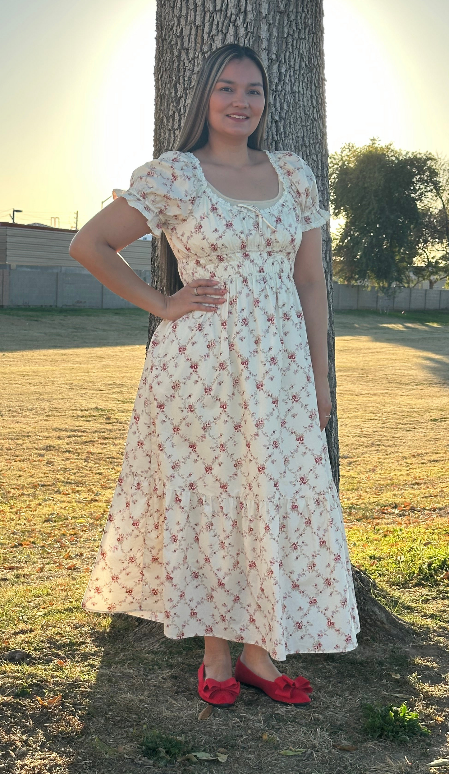 Dana Floral Smocked Maxi Dress