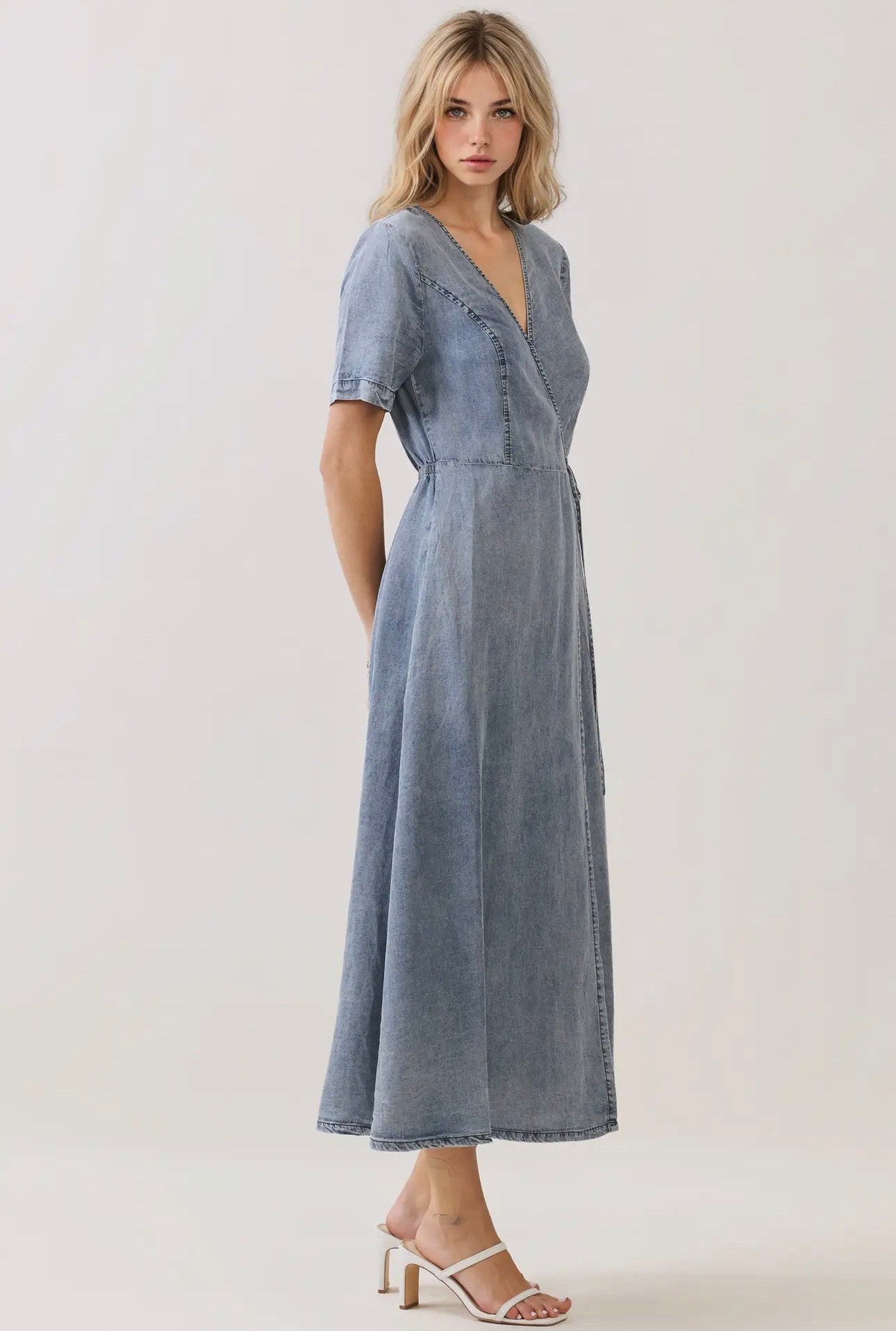 Jenny Midi Denim Dress
