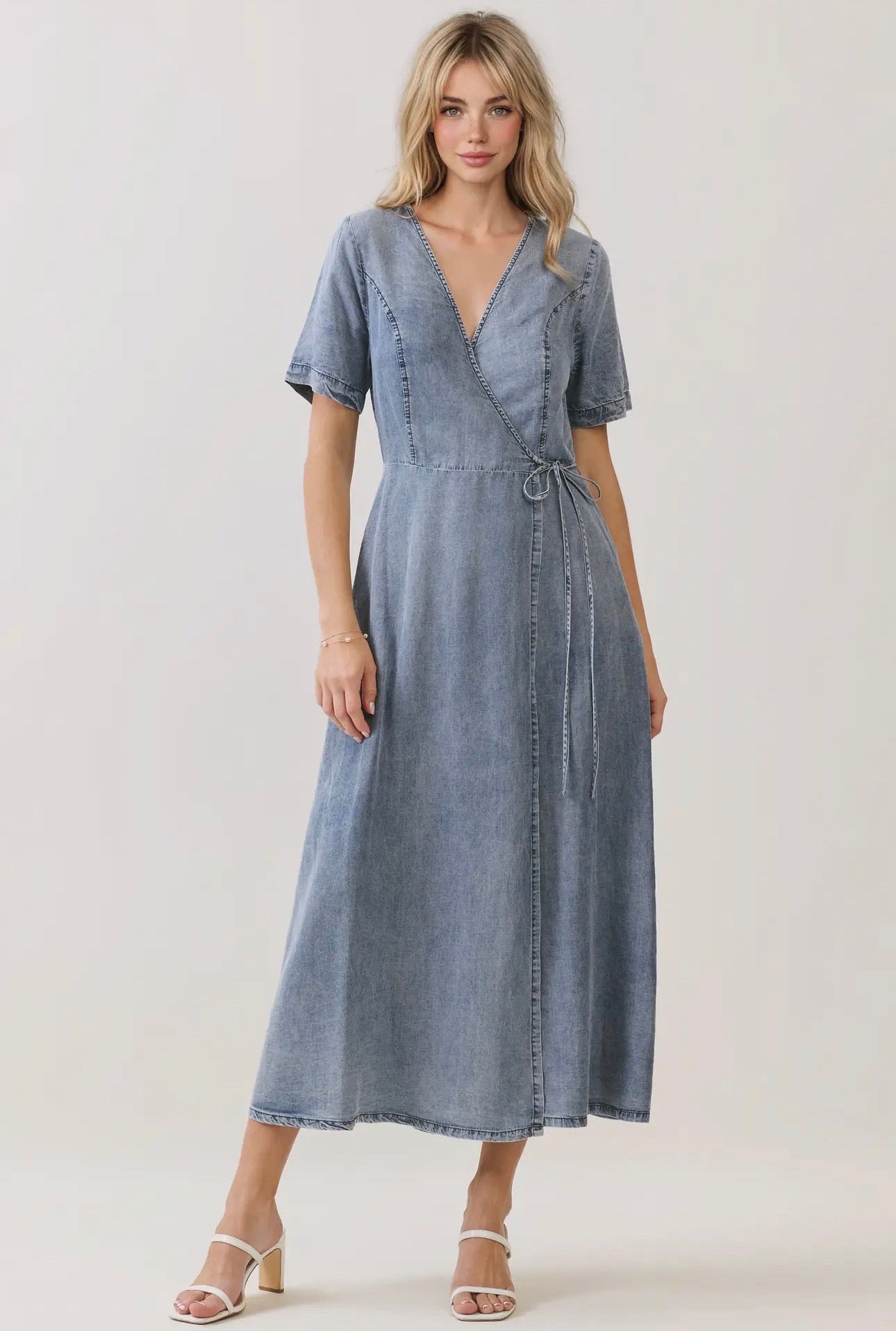 Jenny Midi Denim Dress