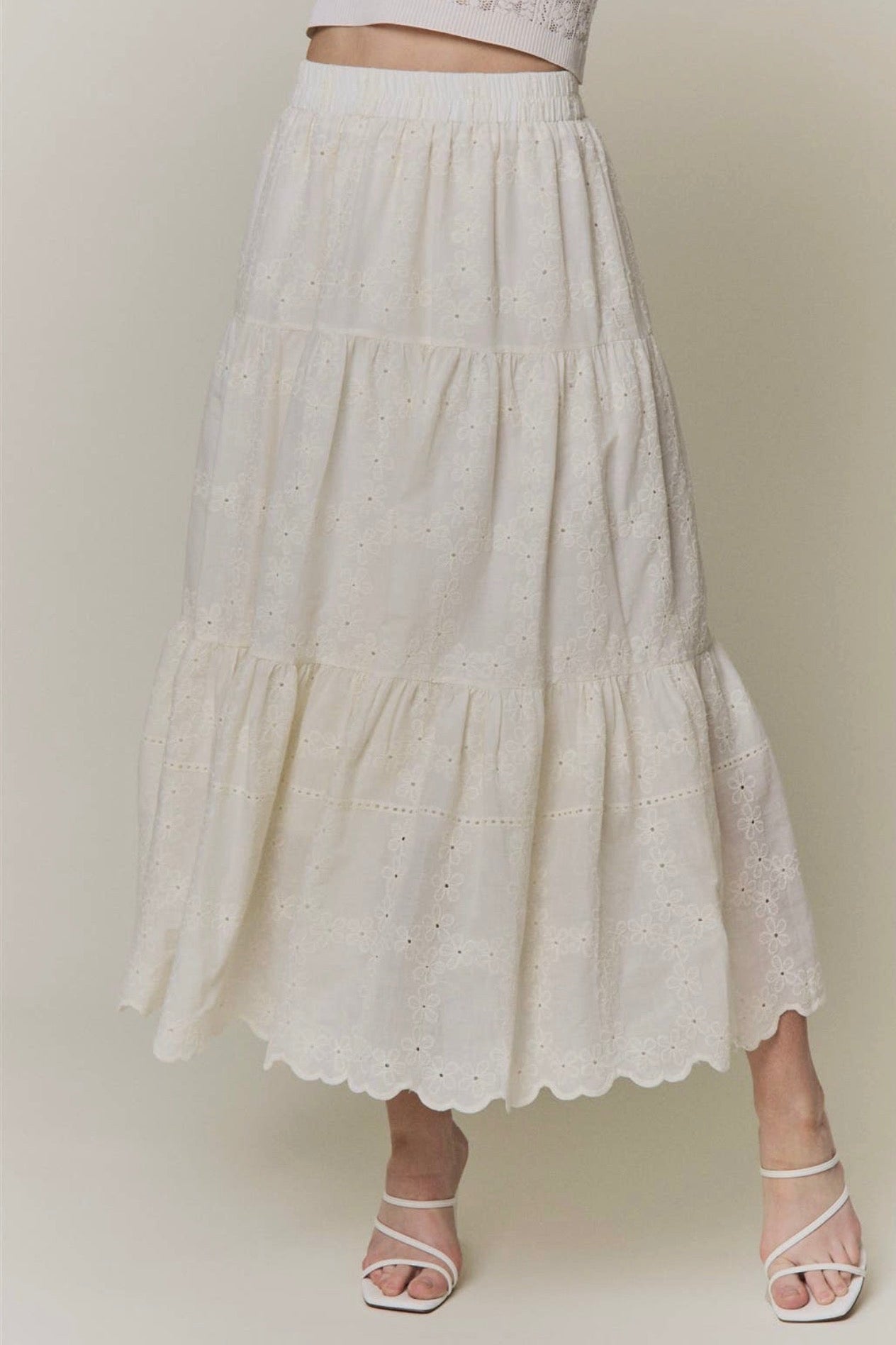 Karen Boho Maxi Skirt