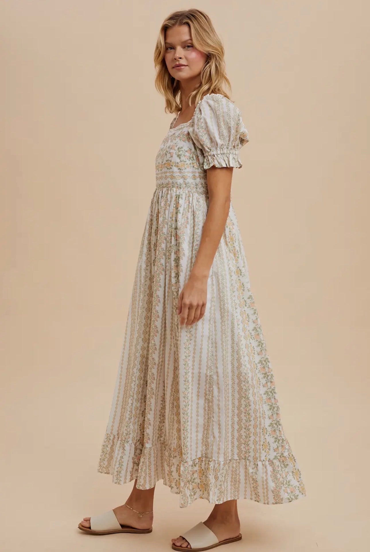 Dalia Floral Cotton Maxi Dress